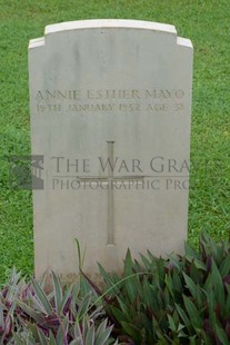 TRINCOMALEE WAR CEMETERY - MAYO, ANNIE ESTHER